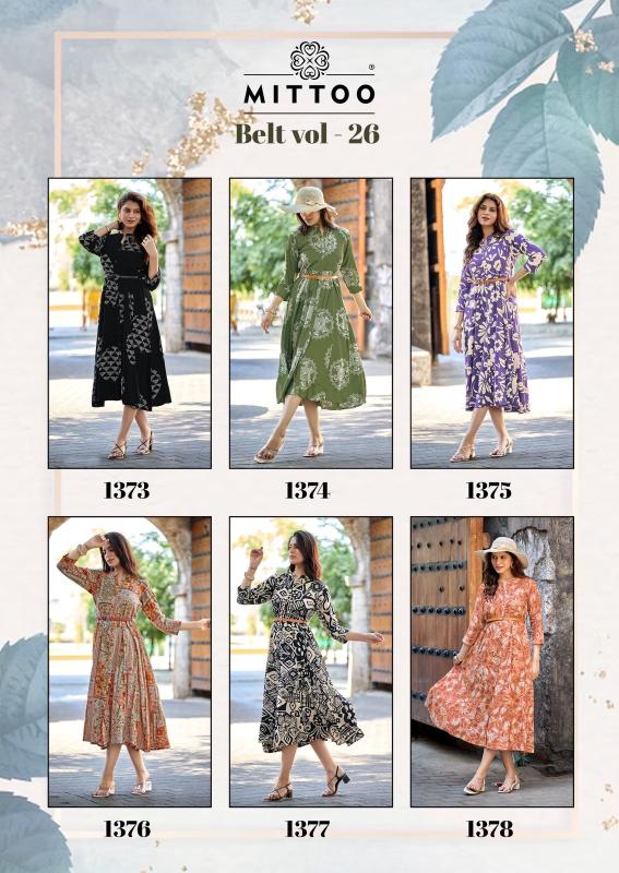 Mittoo belt vol 26 wholesale kurtis online mumbai